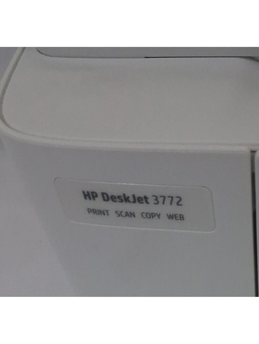 HP DeskJet 3772 All-in-One Wireless Color Inkjet Printer, Works!